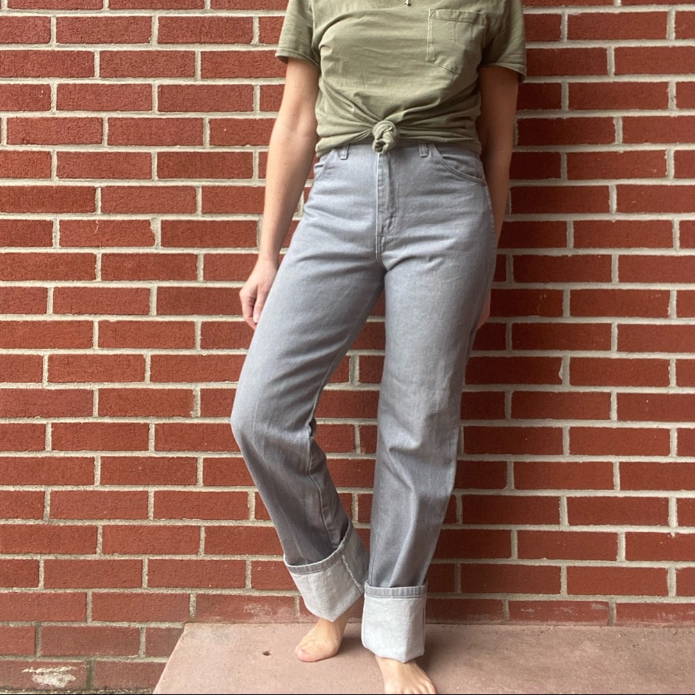 Grey Wrangler jeans